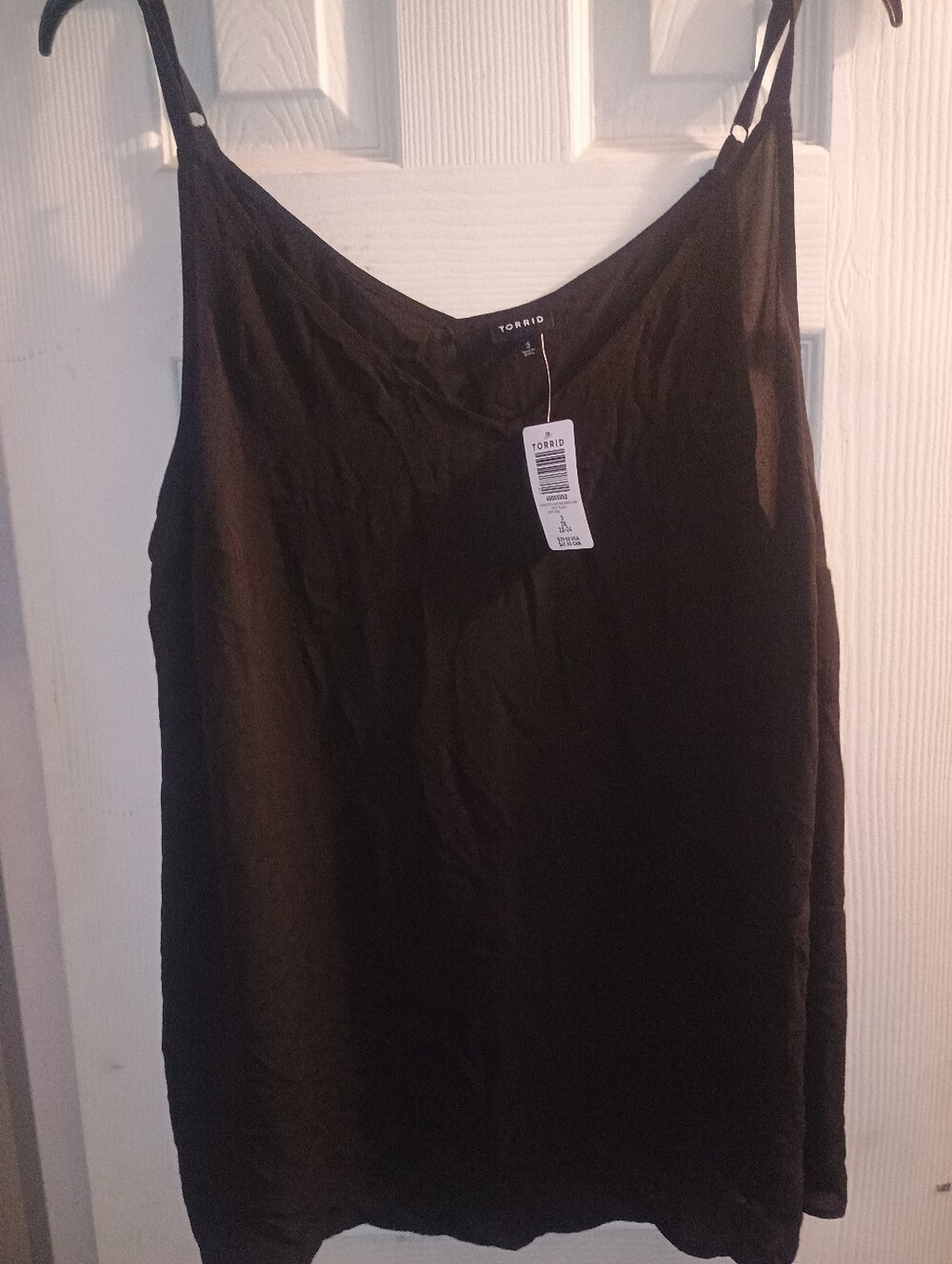 torrid Black V-Neck Camisole Tank